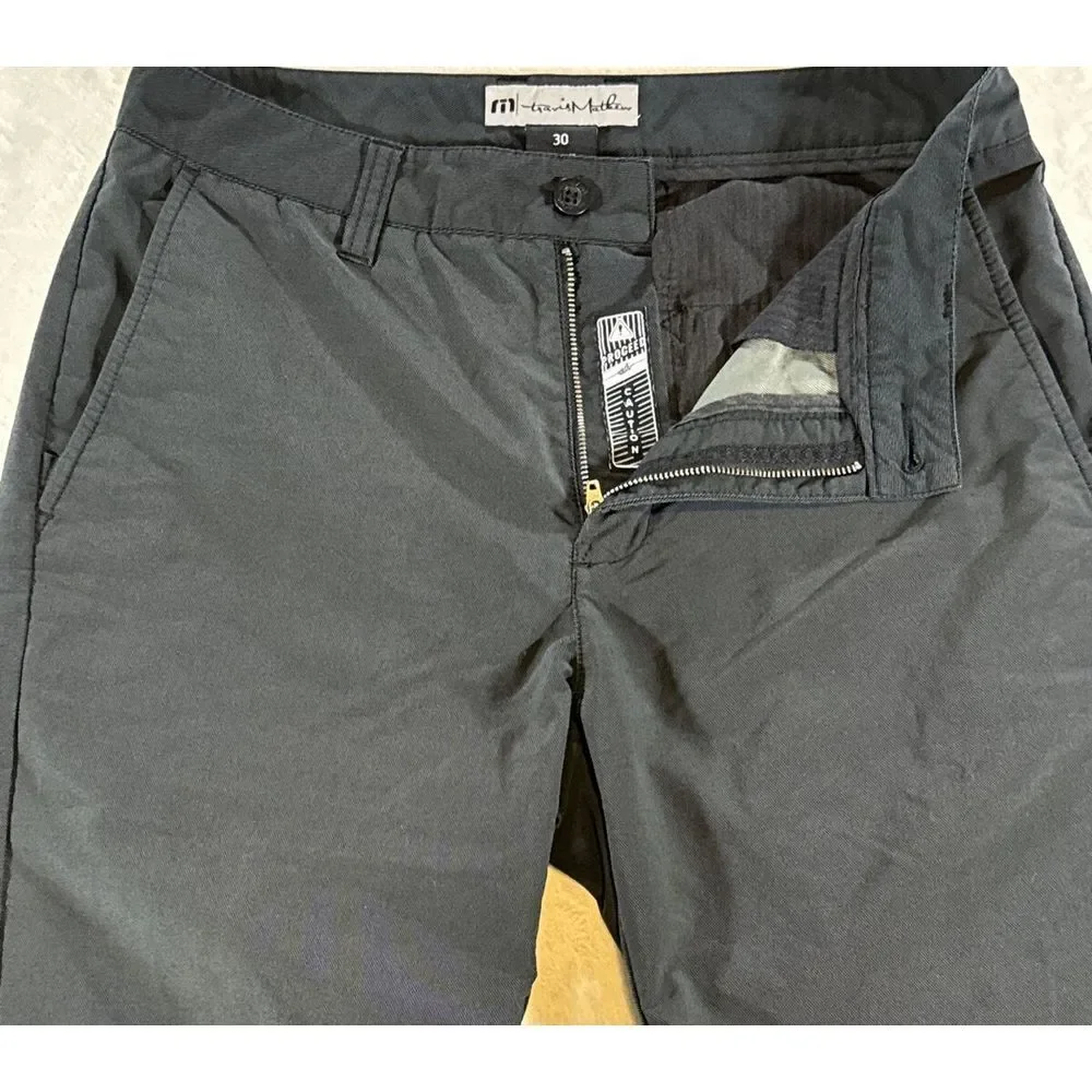 Travis Mathew Open to Close Golf Every Day Lightweight Pants Black Mens‎ Size 30